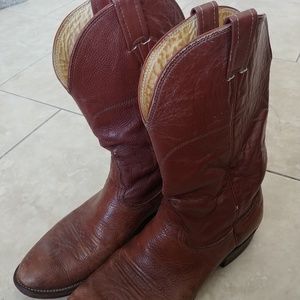 Leather Cowboy Boots